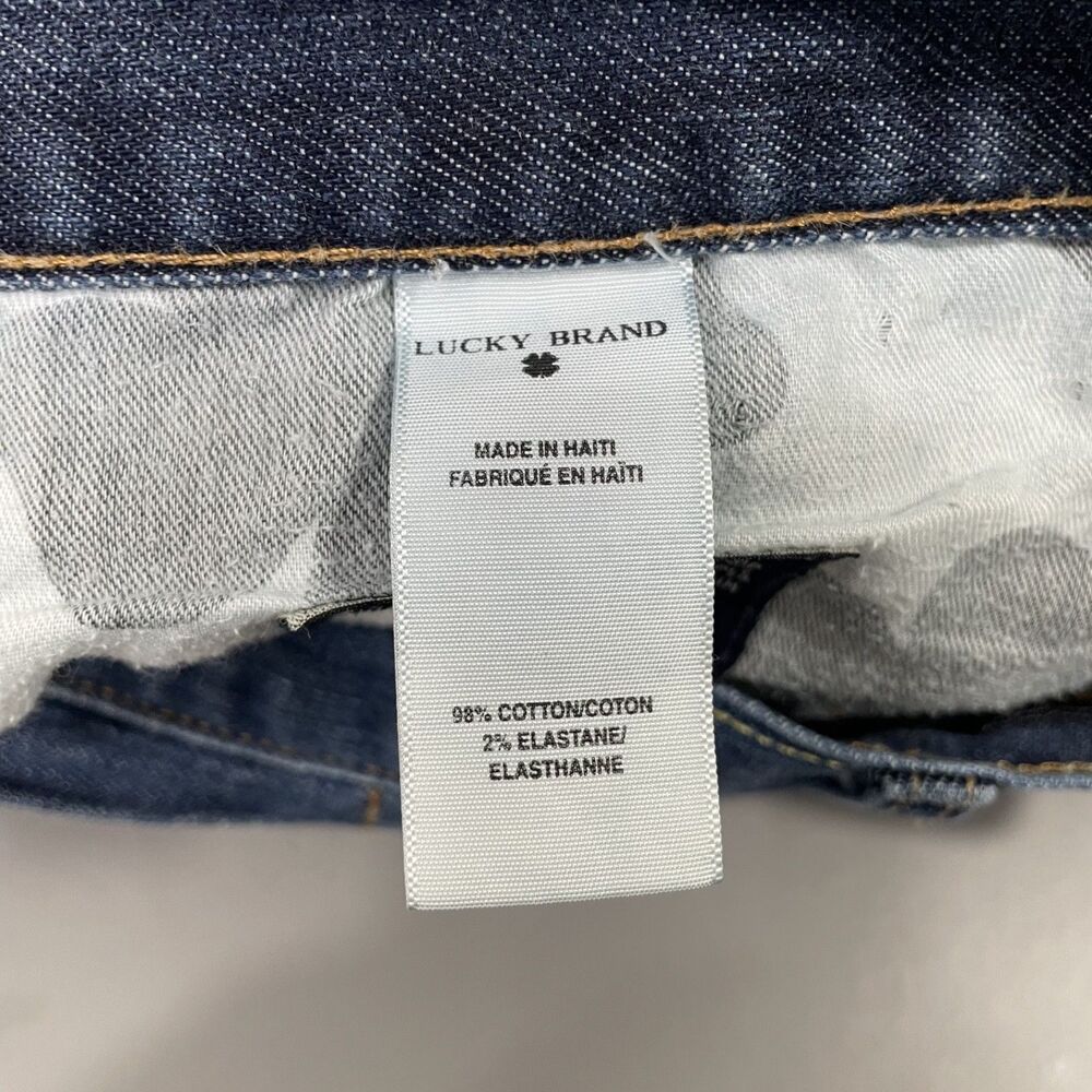 Lucky Brand Men's W38 x L30 Blue 329 Classic Straight Dark Wash Denim Jeans - Picture 5 of 6